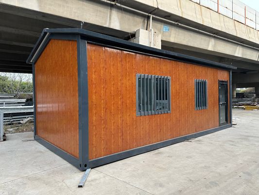 Paquet unique Taille 600X600X300 cm et maison de conteneurs pour immeuble de bureaux dortoir 20 40ft Bungalow cabine portable