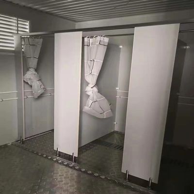 Épaisseur standard Style moderne Site de construction mobile Salle de bains préfabriquée Design extérieur Panneau sandwich Toilette portable