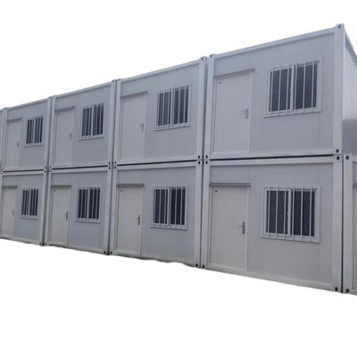 Maison en acier galvanisé panneau sandwich 20ft 40ft conteneur maison moderne préfabriqué plat pack maison de vie conteneur