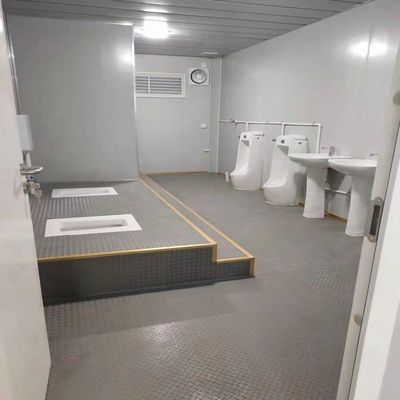 Portatif WC Toilette Porte de sécurité utilisée mobile Temporaire Toilettes mobiles avec accessoires Préfabriqué