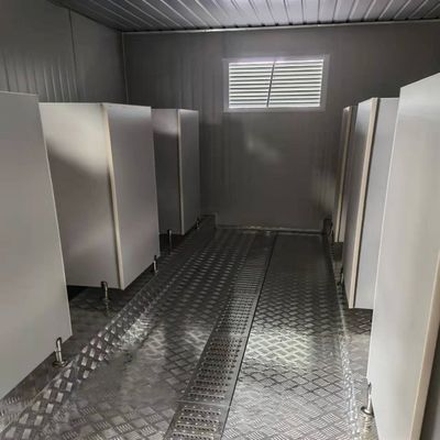 Portatif WC Toilette Porte de sécurité utilisée mobile Temporaire Toilettes mobiles avec accessoires Préfabriqué