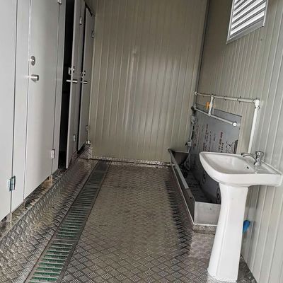 Salles de bains préfabriquées sur mesure de 20 pieds/40 pieds avec électricité et douche standard