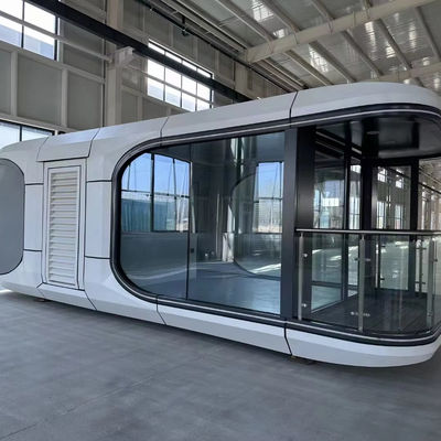 Resorts de luxe en plein air Mobiles Prefab Tiny Houses Home Space Capsule Living Container House pour l'hôtel en couleur personnalisée