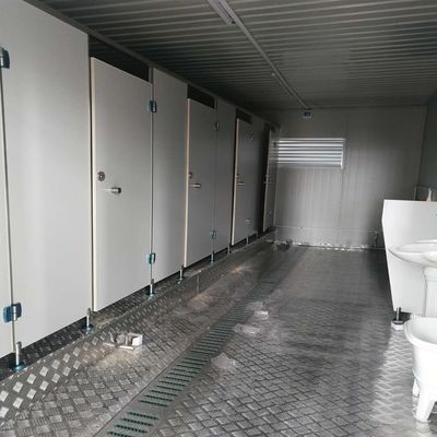 Style de design scandinave personnalisé Portable Mobile Toilette publique pliable Camping Luxe Portable Site Toilette