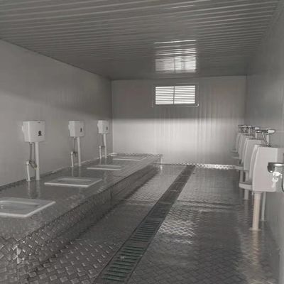 Fin de la liste 20 40 pieds prêt à l'emploi Portable moderne mobile miniature préfabriqué conteneur pliable Toilette avec accessoires Sac à ordures