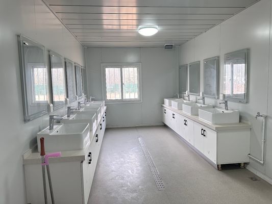 Maison mobile entièrement meublée Maison de conteneurs de 20 pieds 40 pieds