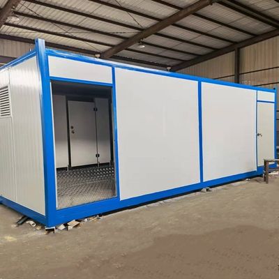 Container toilette en panneau sandwich cadre en acier pour l'école en blanc ou en couleur personnalisée
