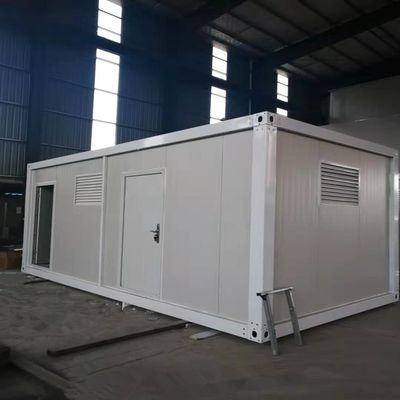Faible coût d'expédition Prévention des catastrophes Toilette de camping portable de 20 pieds / 40 pieds de conception personnalisée et épaisseur standard