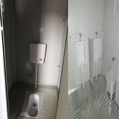 Électricité locale standard et 70% de gain de temps Container Toilette Toilette portable avec des caractéristiques pratiques
