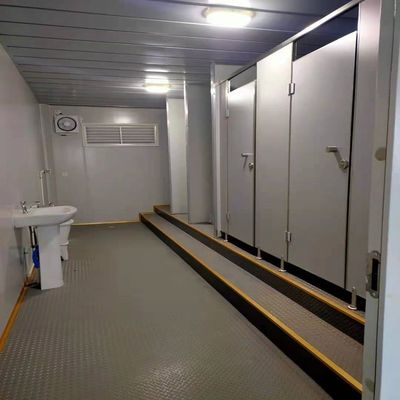 Amiable pour l'environnement Australie Blanc standard ou couleur personnalisée Salle de bains extérieure pour ménage en chantier