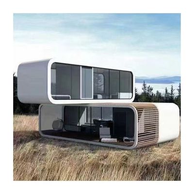 Maison capsule spatiale imperméable à l'eau et à l'humidité Le choix parfait pour la vie modulaire préfabriquée
