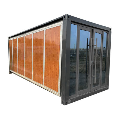 Maison de conteneurs de 40 pieds de largeur, solution de vie mobile sûre et stable pour l'expédition de conteneurs