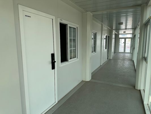 Chambre portable extérieure haut de gamme de luxe maison modulaire conteneur imperméable au feu maison préfabriquée en acier cadre