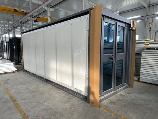 20 pieds Facilité d'installation Maison de vie extensible Bonne isolation thermique Maison modulaire préfabriquée pour 15 à 30 ans