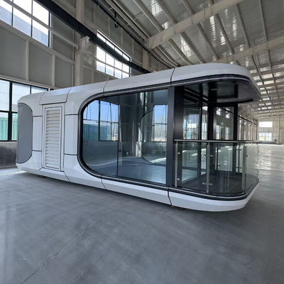 Maison de conteneurs de luxe en acier compétitive pour la couleur personnalisée extérieure préfabriquée Capsule d'espace Lit Cabine d'hôtel