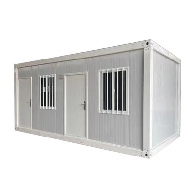 Camp de travail étanche à l'eau étanche au feu stable 20 40 pieds panneau sandwich personnalisé préfabriqué maison de conteneur amovible expédition 40'HQ