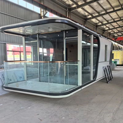 Transport et chargement 20'/40' Contenant salle de sport extérieure Capsule en acier pour la maison ou l'hôtel