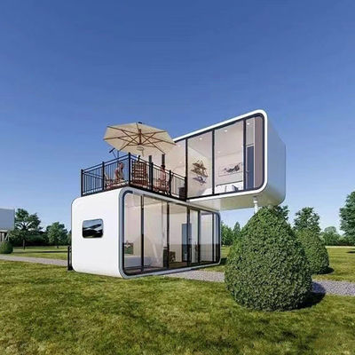 Cabine extérieure maison capsule spatiale chambre capsule préfabriquée pour hôtel en 20'/40' conteneur