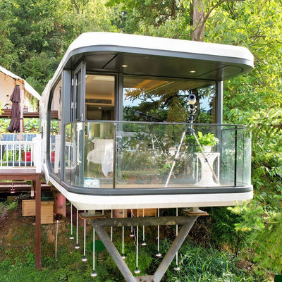 Cabine extérieure maison capsule spatiale chambre capsule préfabriquée pour hôtel en 20'/40' conteneur
