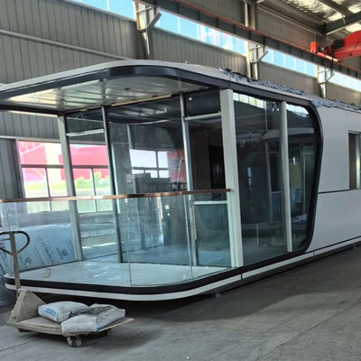 Cabine extérieure maison capsule spatiale chambre capsule préfabriquée pour hôtel en 20'/40' conteneur