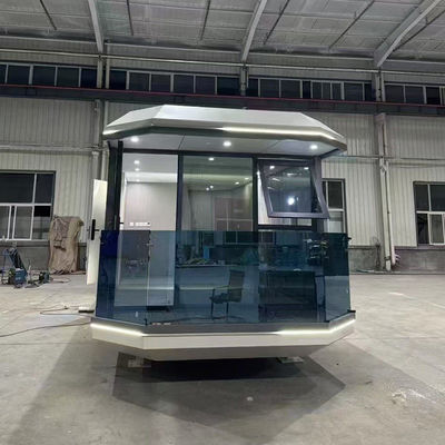 Resort touristique Villa mobile préfabriquée Capsule spatiale Maison minuscule avec taille personnalisée et salle de bains Hôtel modulaire