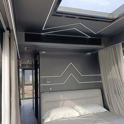 Resort touristique Villa mobile préfabriquée Capsule spatiale Maison minuscule avec taille personnalisée et salle de bains Hôtel modulaire