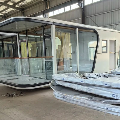 Resort touristique Villa mobile préfabriquée Capsule spatiale Maison minuscule avec taille personnalisée et salle de bains Hôtel modulaire