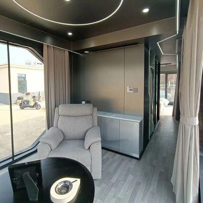 Conception graphique Capsule de l'espace extérieur préfabriqué Resort Hôtel pour le transport et la charge 20'/40' Container