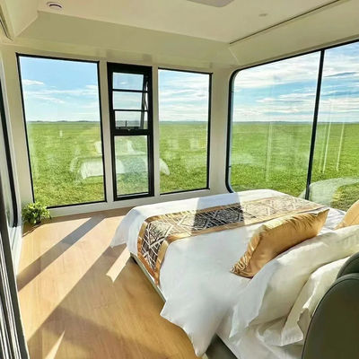 Conception graphique Capsule de l'espace extérieur préfabriqué Resort Hôtel pour le transport et la charge 20'/40' Container