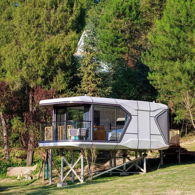 Capsule de l'espace en plein air Cabine maison modulaire Capsule hôtel de l'espace Capsule maison avec couleur personnalisée et design moderne