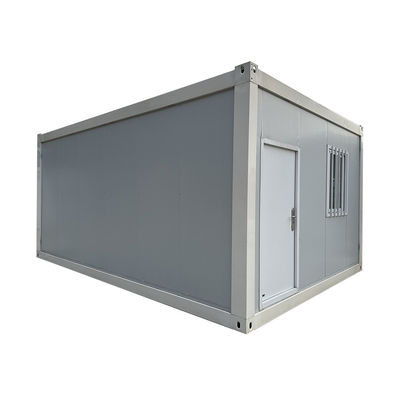 Chambre portable extérieure de conception unique en acier maison de conteneurs à paquet plat avec structure en acier galvanisé