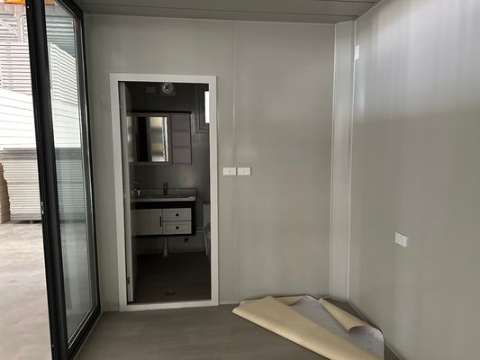 Container expandable maison en acier préfabriqué panneau sandwich 20ft 40ft avec fenêtre en aluminium