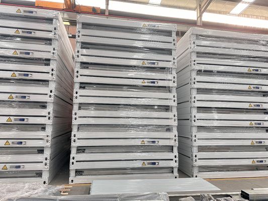 fenêtre en aluminium assemblage rapide conteneur bureau isolation acoustique cadre modulaire en acier