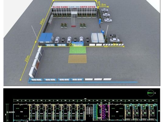40'HC résistant à la pourriture Économie d'énergie à faible teneur en carbone Modulaire mobile préfabriqué personnalisé cadre en acier plat Container maison pour bureau