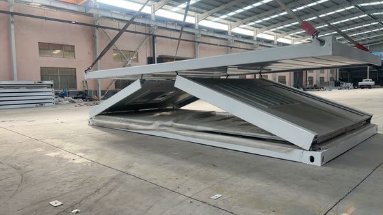 20ft 30ft 40ft génération prête à l'emploi cadre en acier toiture en fibre de verre conteneur pliable maison pour appartement polyvalent