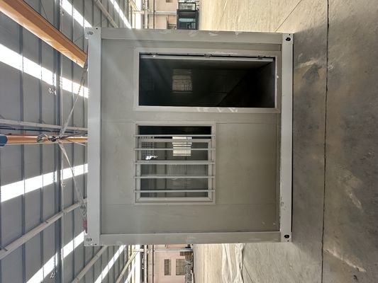 Mise à niveau Construire rapidement 20ft 30ft 40ft personnalisé modulaire imperméable à l'eau verre laine panneau sandwich porte-conteneur pliable maison avec 1