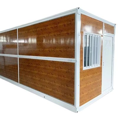 20 pieds 40 pieds cadre en acier modulaire maisons préfabriquées pliantes maison de conteneurs Installation rapide normes de couleur personnalisées