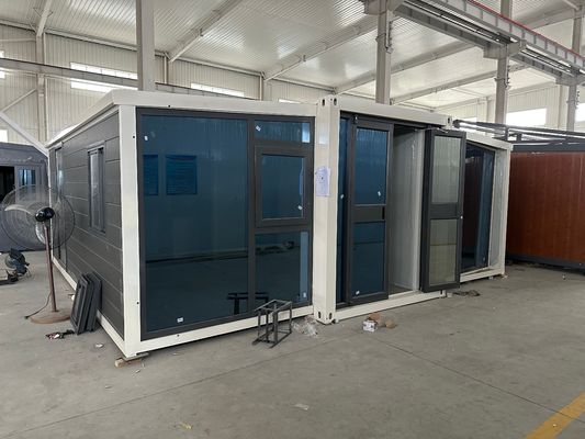 15 à 30 ans de durée de vie Couleur personnalisée Facile à installer Container en expansion Maison isolée cadre préfabriqué Maison mobile minuscule