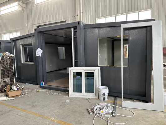15 à 30 ans de durée de vie Couleur personnalisée Facile à installer Container en expansion Maison isolée cadre préfabriqué Maison mobile minuscule
