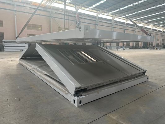 Rame de fenêtre en aluminium en acier préfabriquée 20 40ft mobile préfabriqué portable porteuse porteuse de conteneurs pour des fins flexibles