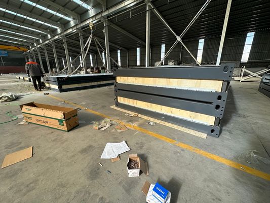 Logement modulaire de conteneurs de 20 pieds avec chambre à coucher en acier assemblé