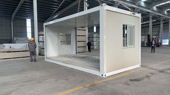 40 pieds 3C/CE/CL/SAA Économie d'énergie standard modulaire en acier préfabriqué en verre en laine panneau sandwich maison de conteneur pliable pour expédition