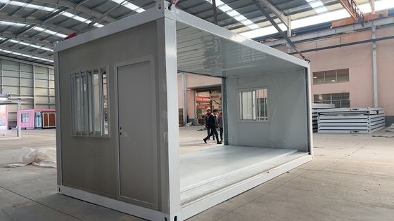 40 pieds 3C/CE/CL/SAA Économie d'énergie standard modulaire en acier préfabriqué en verre en laine panneau sandwich maison de conteneur pliable pour expédition