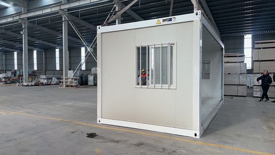 Matériau résistant aux intempéries 20ft 40ft Container Folding House Container Prefabricated Folding House pour le bureau et l'école