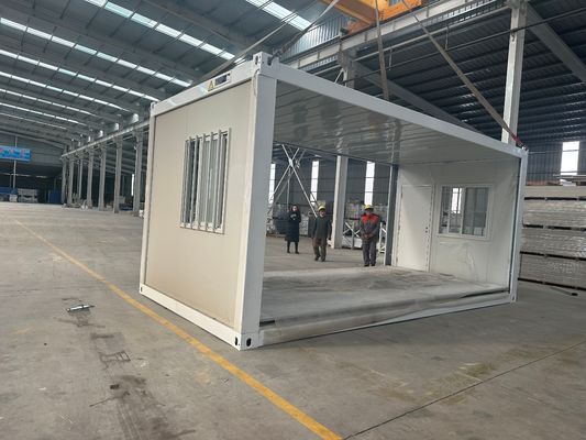 Matériau résistant aux intempéries 20ft 40ft Container Folding House Container Prefabricated Folding House pour le bureau et l'école