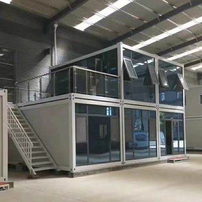 Fourniture directe Maison de conteneurs de 20 pieds 40 pieds assemblée Fat Pack Hôtel Maison préfabriquée avec salle de bain et cuisine