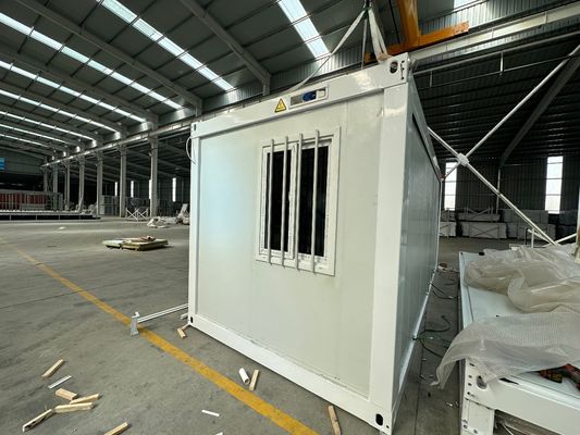 Construire rapidement une maison de conteneur pliable préfabriquée de 20 pieds pour une chambre à coucher extérieure personnalisable et facile à assembler