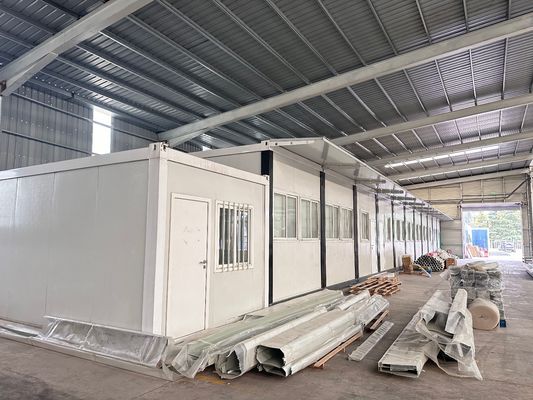 Professionnel facile à installer personnalisable 20 40 pieds maison à emballage plat maison de conteneur modulaire préfabriquée isolée préfabriquée