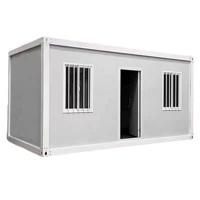 Maison en acier léger modulaire personnalisé portable détachable en plancher en PVC