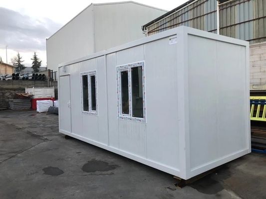 Résistant au feu 20ft 40ft Construction rapide Prefabriqué Container à paquet plat Maisons professionnelles Maison multifonction personnalisable